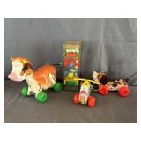 (4) Vintage Fisher-Price Childern Toys