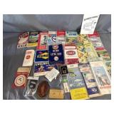 Petroliana Gas & Oil Collectibles Decals, Road Map
