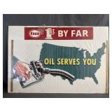 1950s Esso Gas Station Window Sticker