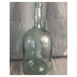 Antique Demijohn Large Green 1 Gallon Glass Bottle