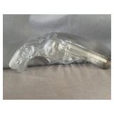 Clear Glass Pistol Container