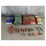 Vintage Rubber, Metal, Diecast, Plastic Toy Cars