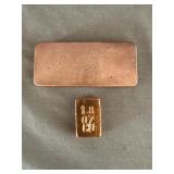 Copper Bullion Bars Total Weight Approx. 12.5oz