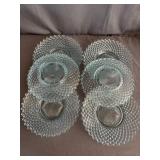 (6) Westmoreland English Hobnail Turquoise Plates