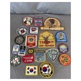 (20) Assorted Vintage Embroidered Patches
