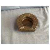 Sewer Title Art Horse Shoe Ashtray