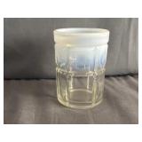 Antique Pressed Glass Opalescent Glass Tumbler