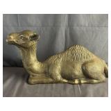Hollywood Regency Brass Camel Statue