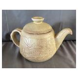Frankoma Mayan-Aztec Ceramic Teapot Dessert