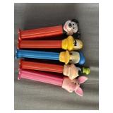 (5) PEZ Dispenser Disney Mickey Mouse Themed