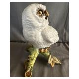 Ethan Allen Porcelin Snowy Owl Figurine