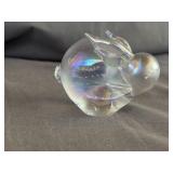 Dakin Inc. Art Glass Iridescent Bunny Paper