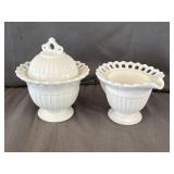 Fostoria Creamer & Sugar Set "Randolph" Pattern