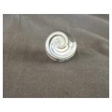 Contemporary Art Glass Marble Signed Mark