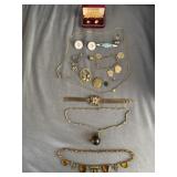 Unmarked Gold Filled/Toned Jewelry