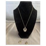 .925 Italy Necklace & .925 China Earring & Pendant