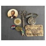 Lewis& Clark Bicentennial Coin, Pocket Watch &