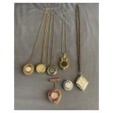 Costume Jewelry Pocket Pendant Watches