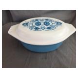Pyrex "Horizon Blue" 1.5qt Casserole Dish &