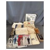 Sewing Patterns, Attachments, Tools,& Placemats