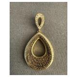 18k GEP Gemstone Pendant