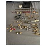 Costume Jewelry Cuff Links, Tie Pins & More