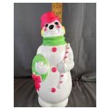 1968 Empire Plastics Snowman Blow Mold