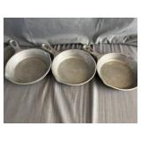 (3) Griswold Cast Aluminum 6ï¿½ Skillets