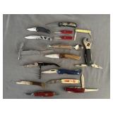 Assorted Pocket Knives & Mutli-Tools