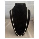 Unmarked Silver Classic Rope Necklace