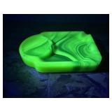 Vidrio Products Corp Slag Uranium Glass Ashtray