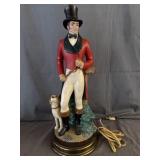 Johnny Walker Inspired Table Lamp w/ Brass Base