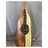23ï¿½ Green/Brown Ceramic Floor Vase *No chips or