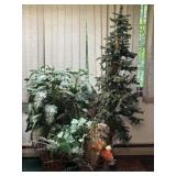 Fake Christmas Tree & Plants