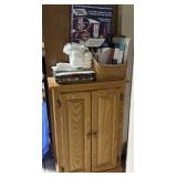Cabinet, Cook Books, Spice Rack & more