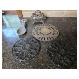 Metal kitchen trivets,  Spoon rest  Bapkin Holder