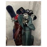 (3) Sets of right hand Golf Clubs Misc.