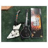 PS2 (3) Guitar Hero Guitars