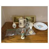 Crystal Legends Clock, Ceramic Egg & More