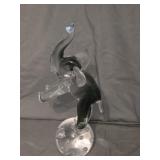 'Murano Glass'  Standing Elephant on Bubble Ball