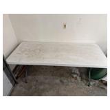 6ï¿½ White Plastic Folding Table