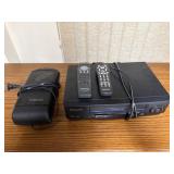 Panasonic VHS Player & Ambico VHS Rewinder