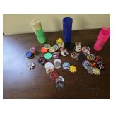 Pogs with Slammers and Containers