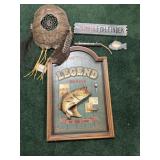 Fish Wall Decor & Turtle Dream Catcher