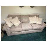 Broyhill Suede Tan/Brown Couch