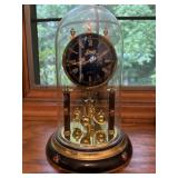 Schatz West German Anniversary Clock Floral