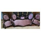 3 pc Antique Victorian-Style Miniature Set, 2