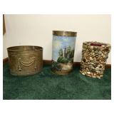 (3) Decorative Buckets