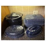 Enamelware: Roasters, Canning Pot