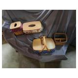 Longaberger Baskets: 1996 Casserole Carrier w/